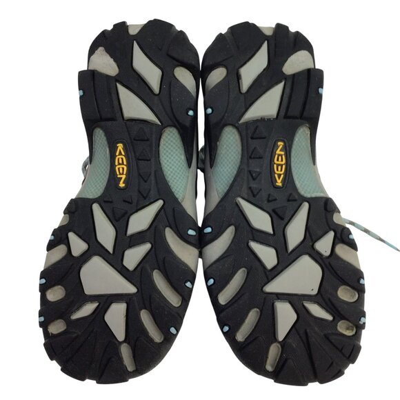 Keen Voyageur Low Top Womens 7 Waterproof Lace Leather Mesh Hiking Shoes - Picture 8 of 11